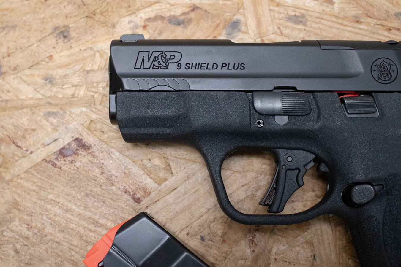 SMITH AND WESSON M&P9 Shield Plus 9mm Police Trade-In Pistol, Optics-Ready, Two Magazines